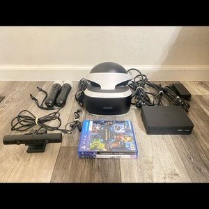 PlayStation VR Console W/accessories and games
